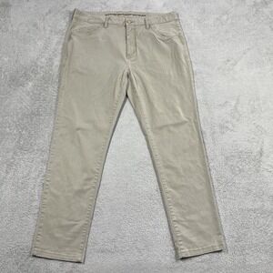 Rhone Pants Mens 36x29 Beige Everyday 5 Pocket Stretch Comfort